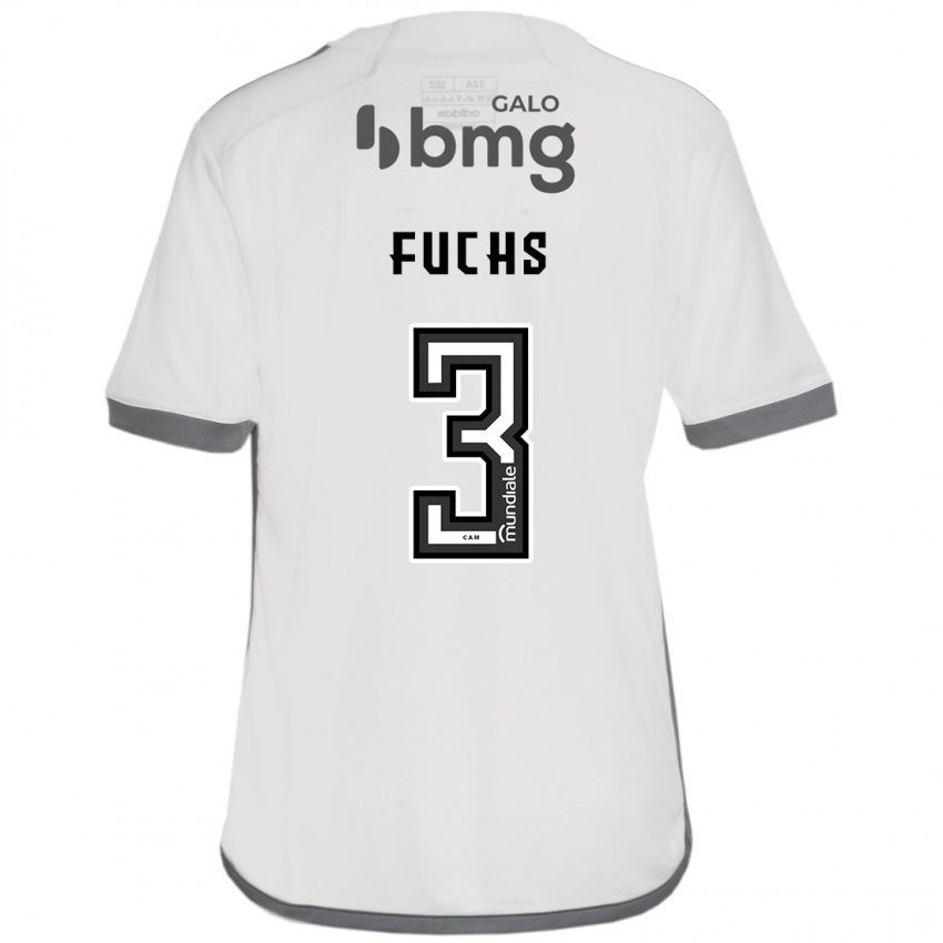 Kinder Bruno Fuchs #3 Cremefarben Auswärtstrikot Trikot 2024/25 T-Shirt Belgien