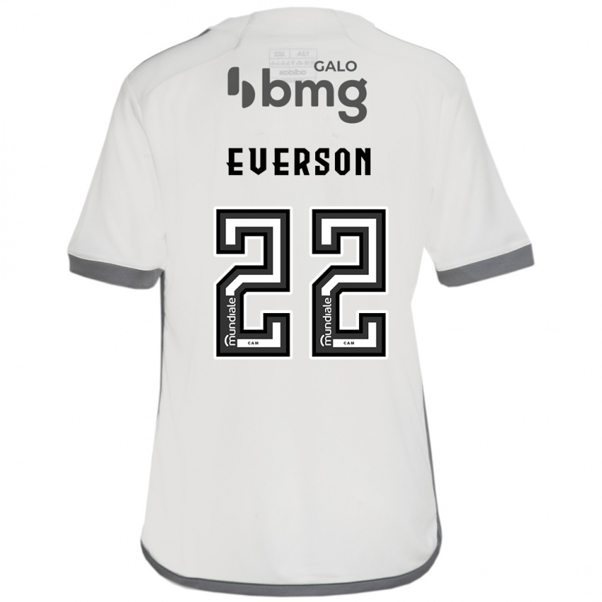 Kinderen Everson #22 Gebroken Wit Uitshirt Uittenue 2024/25 T-Shirt België