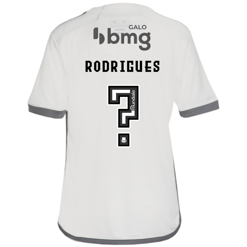 Enfant Maillot Vinicius Rodrigues #0 Blanc Cassé Tenues Extérieur 2024/25 T-Shirt Belgique