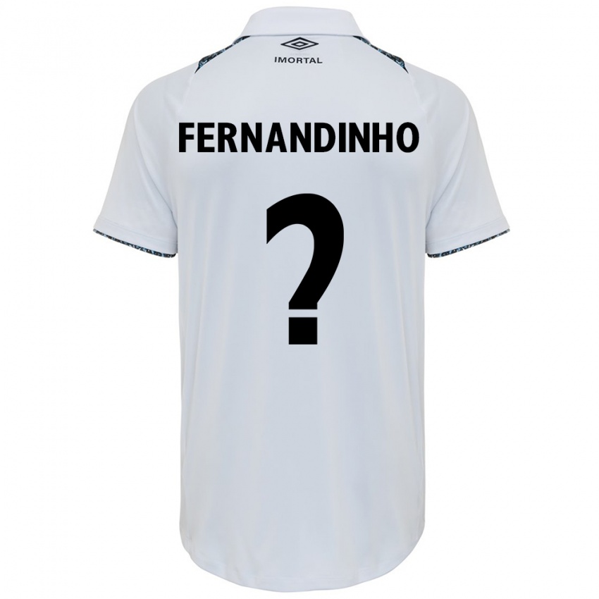 Enfant Maillot Fernandinho #0 Blanc Bleu Tenues Extérieur 2024/25 T-Shirt Belgique