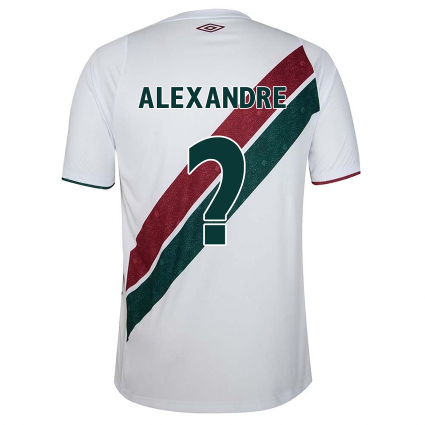 Kinderen Alexandre #0 Wit Groen Kastanjebruin Uitshirt Uittenue 2024/25 T-Shirt België