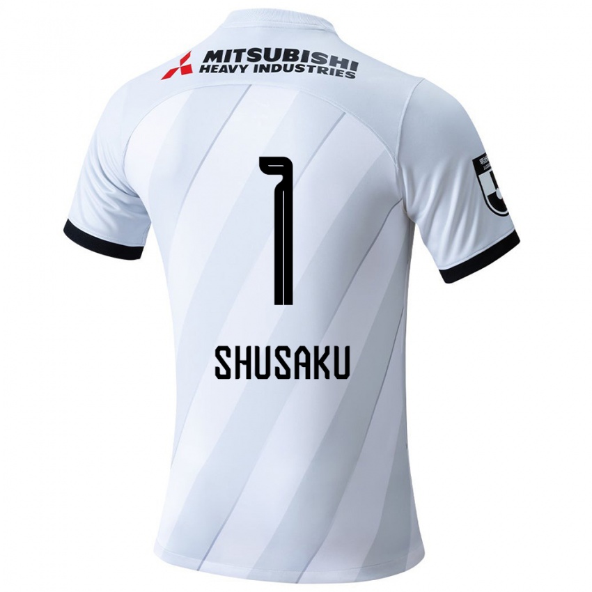 Kinderen Shusaku Nishikawa #1 Wit Grijs Uitshirt Uittenue 2024/25 T-Shirt België