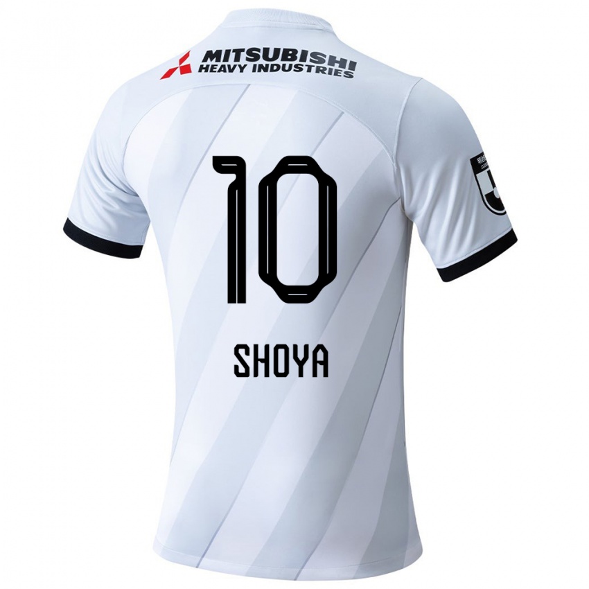 Kinderen Shoya Nakajima #10 Wit Grijs Uitshirt Uittenue 2024/25 T-Shirt België