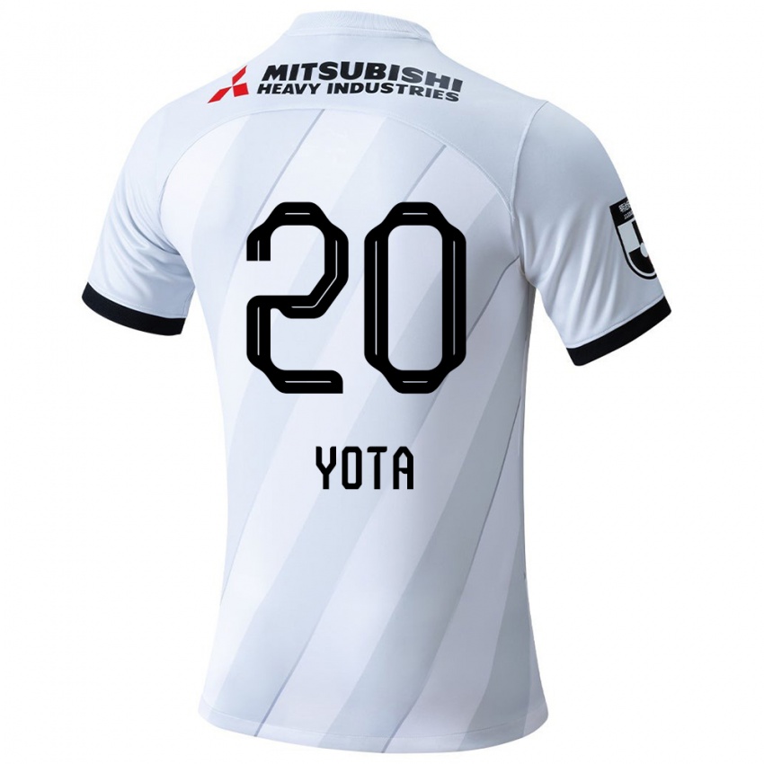 Kinderen Yota Sato #20 Wit Grijs Uitshirt Uittenue 2024/25 T-Shirt België