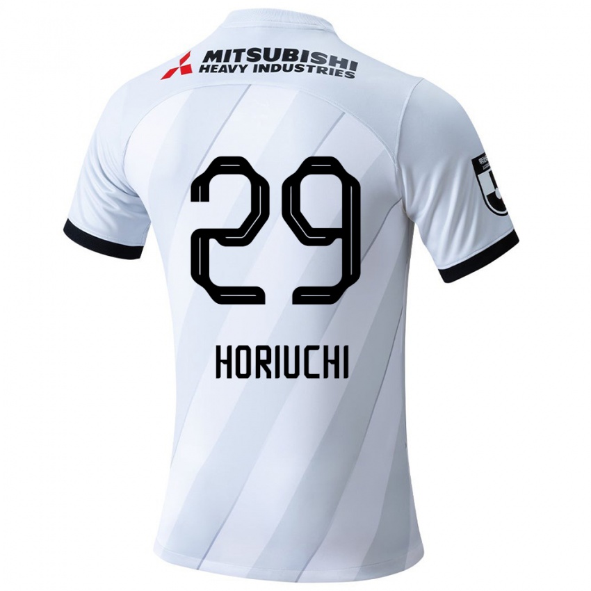 Kinderen Yota Horiuchi #29 Wit Grijs Uitshirt Uittenue 2024/25 T-Shirt België