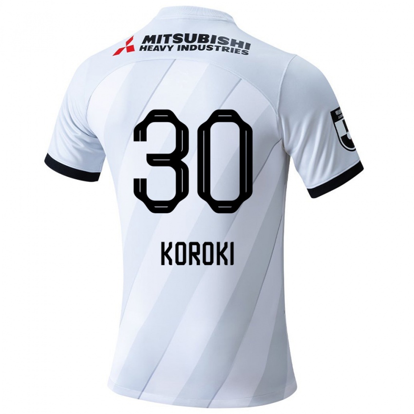 Kinderen Shinzo Koroki #30 Wit Grijs Uitshirt Uittenue 2024/25 T-Shirt België