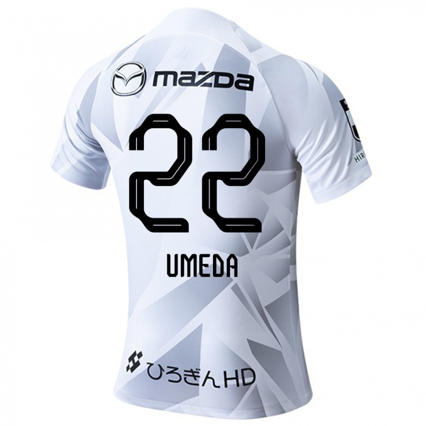 Kinderen Taiga Umeda #22 Wit Grijs Zwart Uitshirt Uittenue 2024/25 T-Shirt België