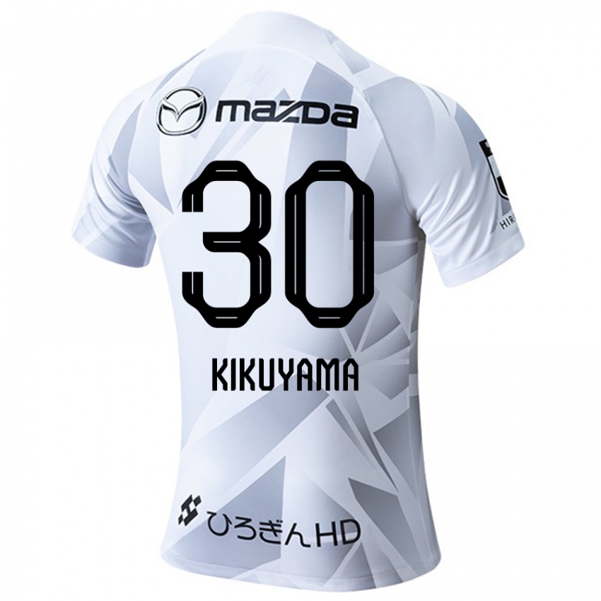 Kinderen Rio Kikuyama #30 Wit Grijs Zwart Uitshirt Uittenue 2024/25 T-Shirt België