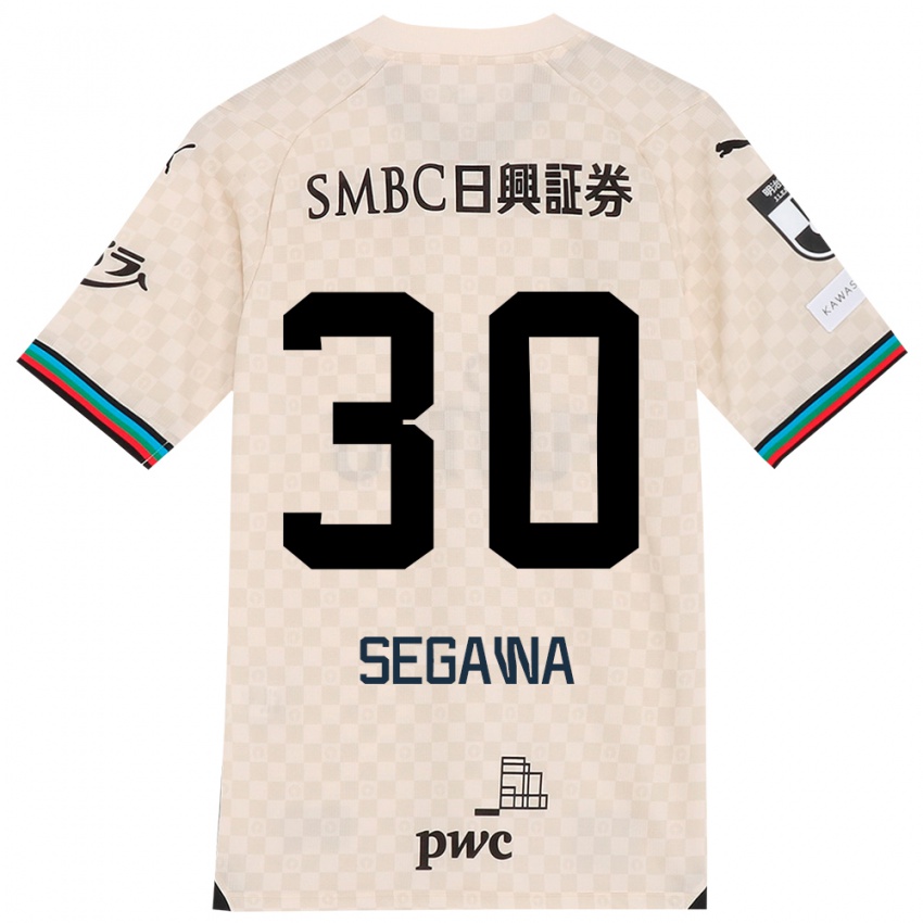 Kinderen Yusuke Segawa #30 Wit Grijs Uitshirt Uittenue 2024/25 T-Shirt België