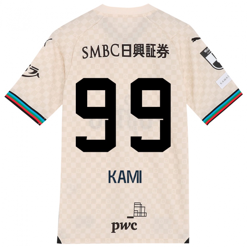 Kinderen Naoto Kamifukumoto #99 Wit Grijs Uitshirt Uittenue 2024/25 T-Shirt België