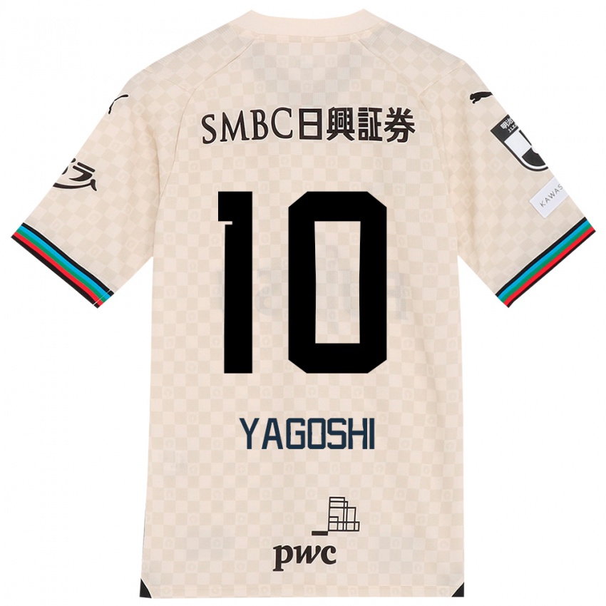 Kinderen Mikito Yagoshi #10 Wit Grijs Uitshirt Uittenue 2024/25 T-Shirt België