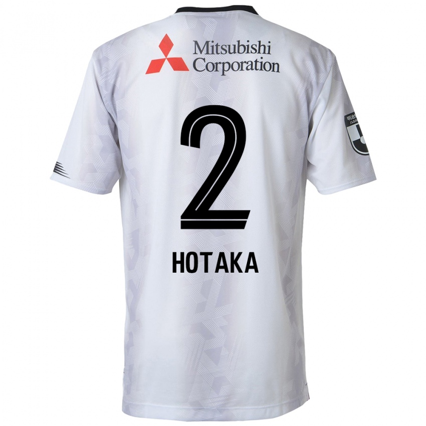 Kinder Hotaka Nakamura #2 Weiß Schwarz Auswärtstrikot Trikot 2024/25 T-Shirt Belgien