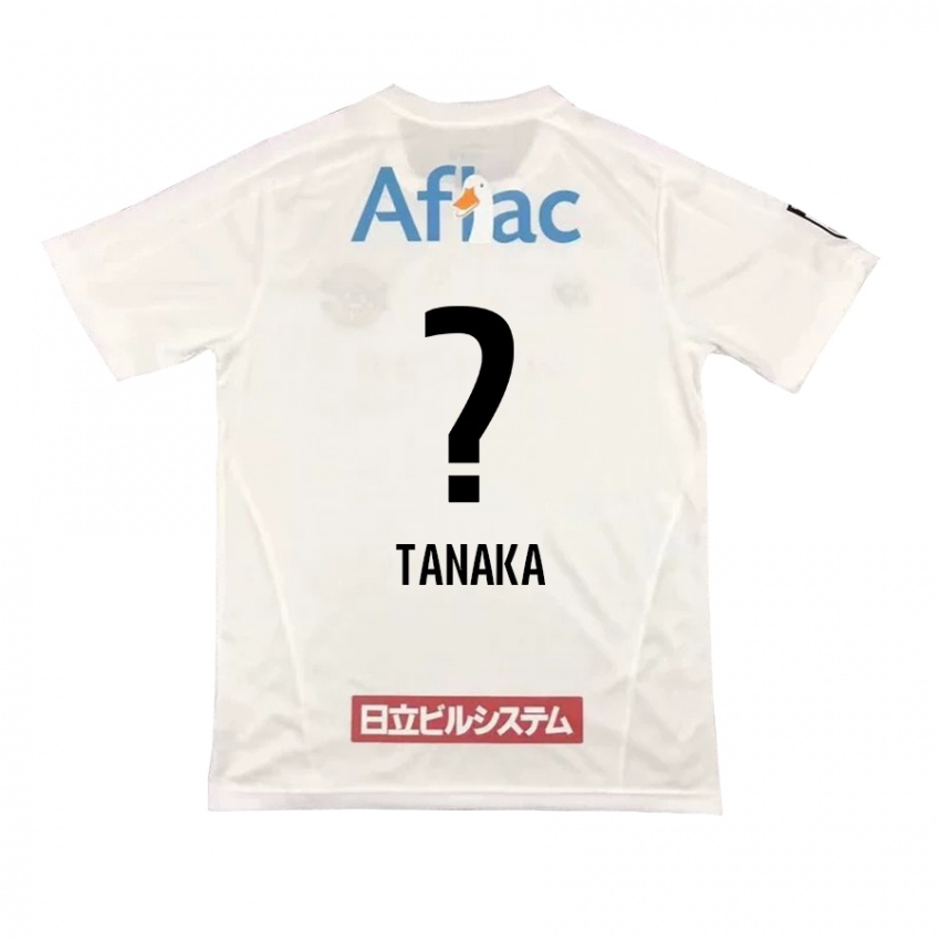 Enfant Maillot Ari Tanaka #0 Blanc Noir Tenues Extérieur 2024/25 T-Shirt Belgique