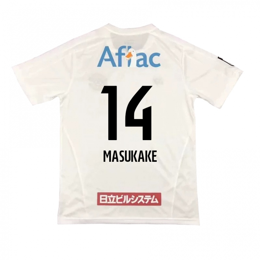 Enfant Maillot Sogo Masukake #14 Blanc Noir Tenues Extérieur 2024/25 T-Shirt Belgique