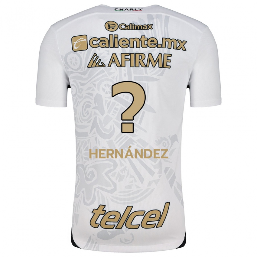 Enfant Maillot Betsiel Hernández #0 Blanc Noir Tenues Extérieur 2024/25 T-Shirt Belgique