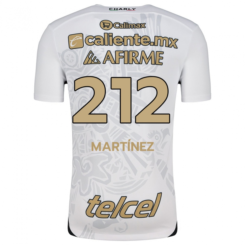 Enfant Maillot Juan Martínez #212 Blanc Noir Tenues Extérieur 2024/25 T-Shirt Belgique