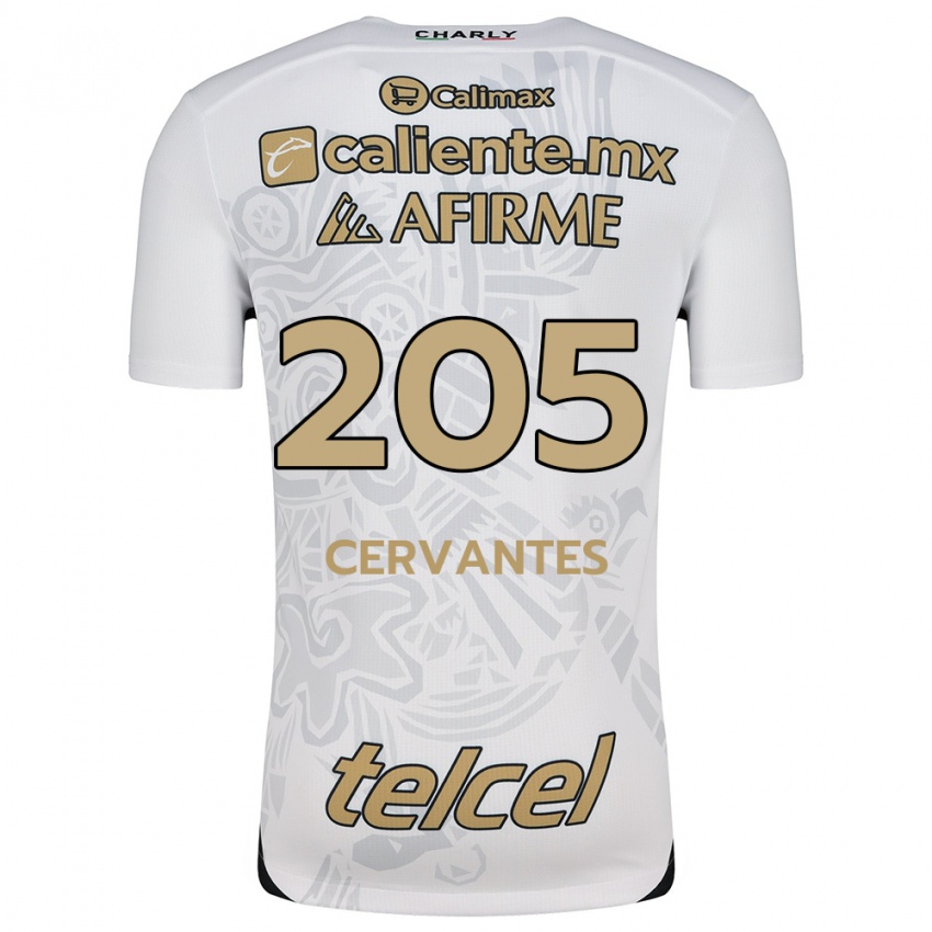 Enfant Maillot Sebastián Cervantes #205 Blanc Noir Tenues Extérieur 2024/25 T-Shirt Belgique