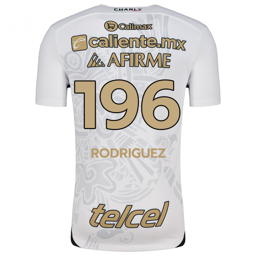 Kinderen Prince Rodríguez #196 Wit Zwart Uitshirt Uittenue 2024/25 T-Shirt België