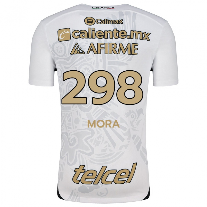 Enfant Maillot Gilberto Mora #298 Blanc Noir Tenues Extérieur 2024/25 T-Shirt Belgique