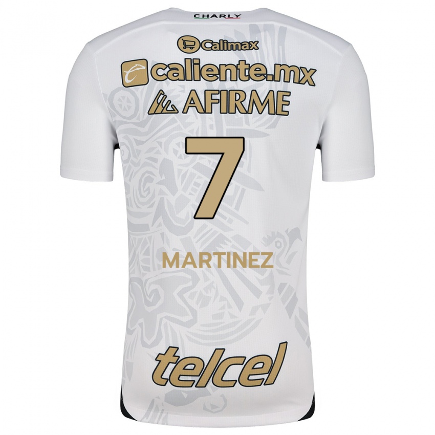 Enfant Maillot Alejandro Martínez #7 Blanc Noir Tenues Extérieur 2024/25 T-Shirt Belgique