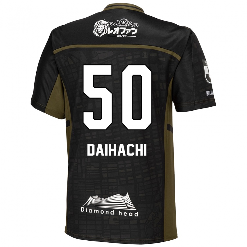 Kinder Daihachi Okamura #50 Schwarz Grün Auswärtstrikot Trikot 2024/25 T-Shirt Belgien