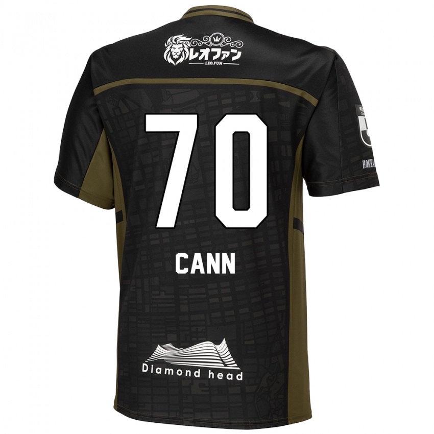 Kinder Francis Cann #70 Schwarz Grün Auswärtstrikot Trikot 2024/25 T-Shirt Belgien