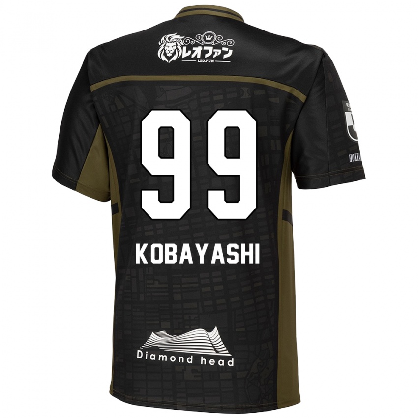 Kinder Yuki Kobayashi #99 Schwarz Grün Auswärtstrikot Trikot 2024/25 T-Shirt Belgien