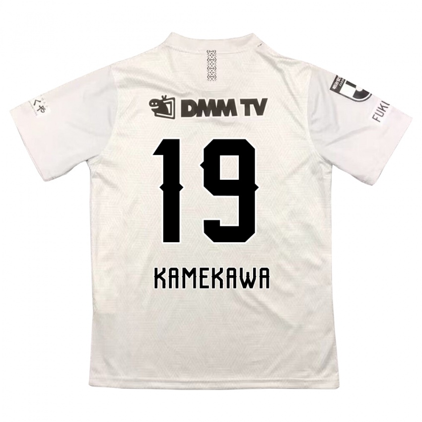 Kinder Masashi Kamekawa #19 Grauschwarz Auswärtstrikot Trikot 2024/25 T-Shirt Belgien