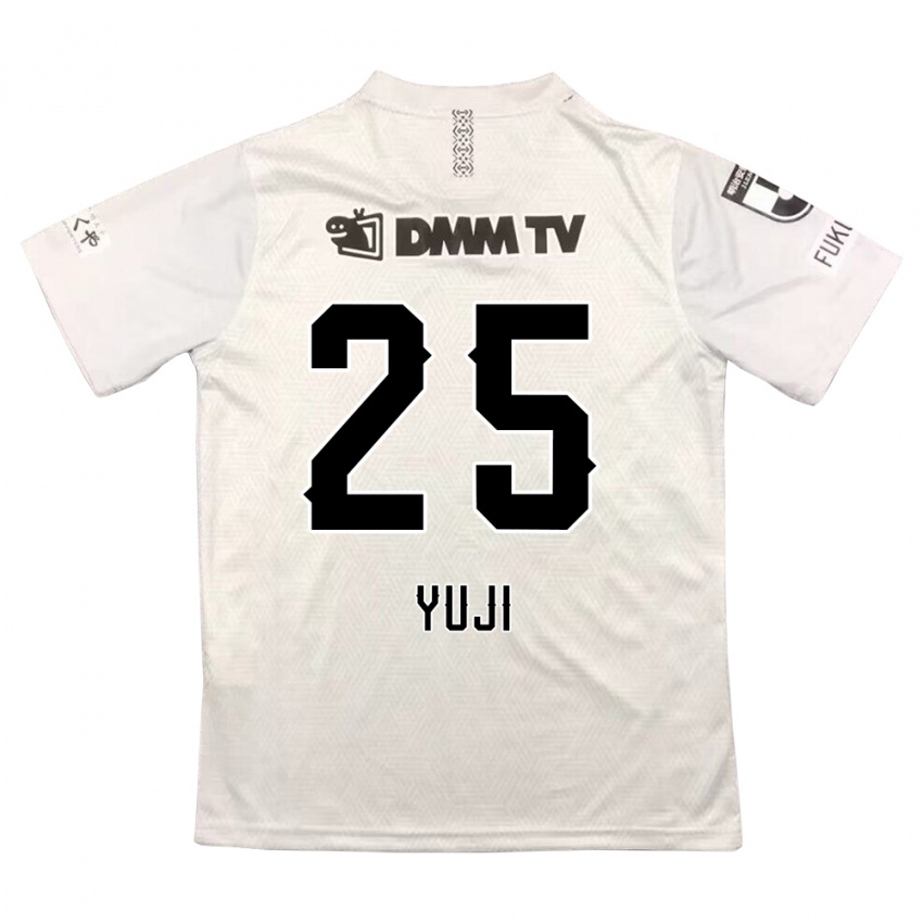 Kinder Yuji Kitajima #25 Grauschwarz Auswärtstrikot Trikot 2024/25 T-Shirt Belgien