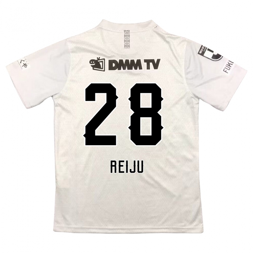 Kinder Reiju Tsuruno #28 Grauschwarz Auswärtstrikot Trikot 2024/25 T-Shirt Belgien