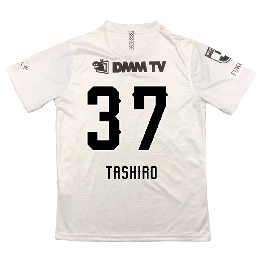 Kinder Masaya Tashiro #37 Grauschwarz Auswärtstrikot Trikot 2024/25 T-Shirt Belgien