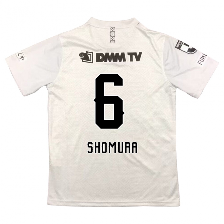 Kinder Tomoki Shomura #6 Grauschwarz Auswärtstrikot Trikot 2024/25 T-Shirt Belgien