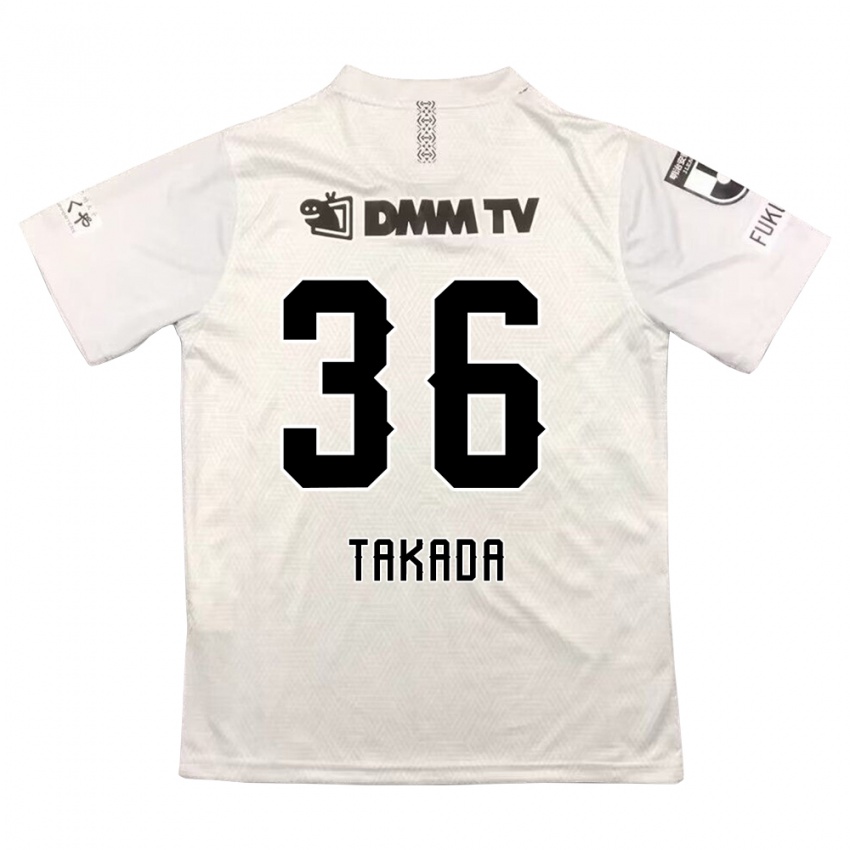 Kinder Seiya Takada #36 Grauschwarz Auswärtstrikot Trikot 2024/25 T-Shirt Belgien