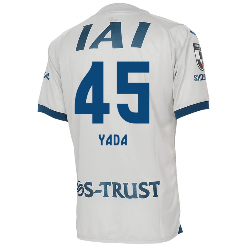 Kinder Ryunosuke Yada #45 Weiß Blau Auswärtstrikot Trikot 2024/25 T-Shirt Belgien