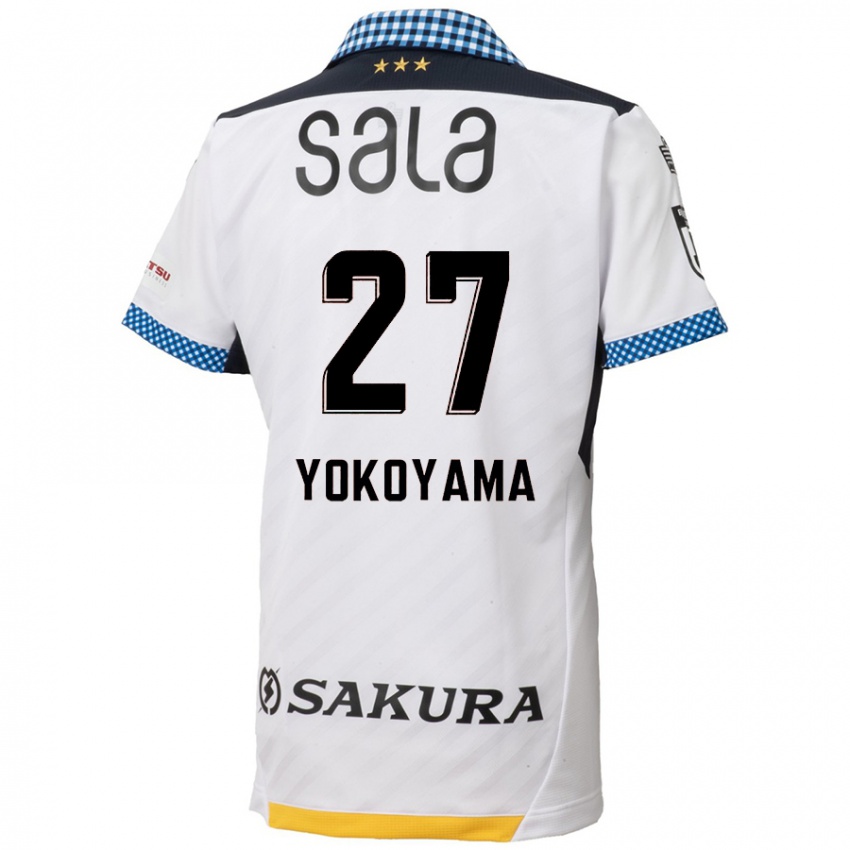 Kinderen Kota Yokoyama #27 Wit Zwart Uitshirt Uittenue 2024/25 T-Shirt België