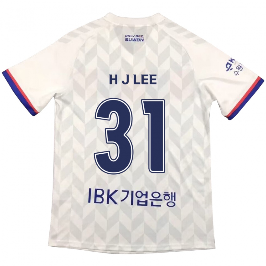 Kinder Jae-Hoon Lee #31 Weiß Blau Auswärtstrikot Trikot 2024/25 T-Shirt Belgien