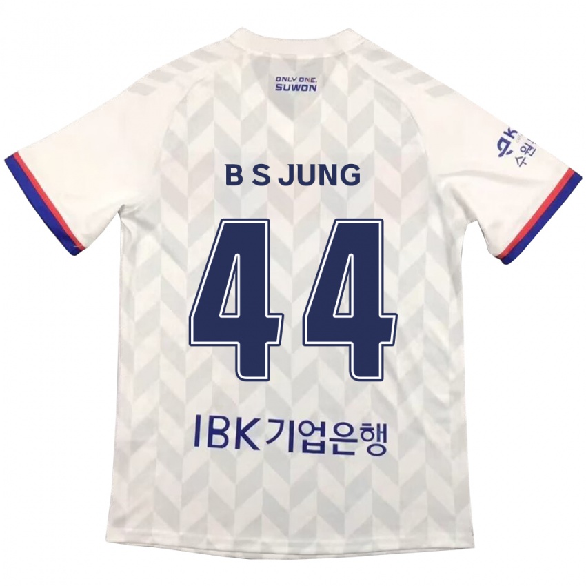 Kinder Seung-Bae Jung #44 Weiß Blau Auswärtstrikot Trikot 2024/25 T-Shirt Belgien