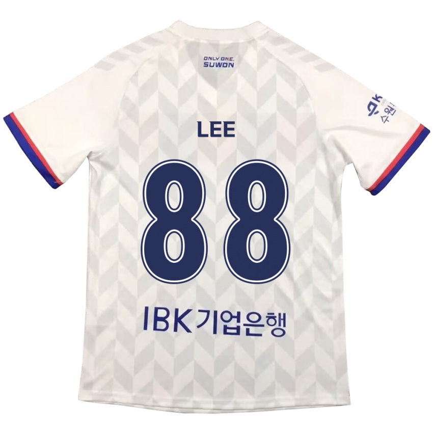 Kinder Yong Lee #88 Weiß Blau Auswärtstrikot Trikot 2024/25 T-Shirt Belgien