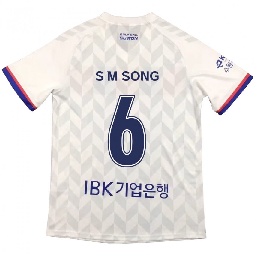 Kinder Min-Seob Song #6 Weiß Blau Auswärtstrikot Trikot 2024/25 T-Shirt Belgien