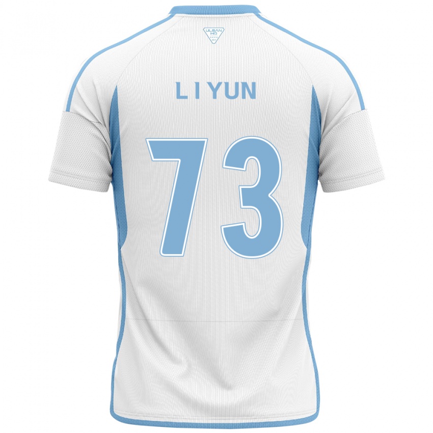 Kinder Il-Lok Yun #73 Weiß Blau Auswärtstrikot Trikot 2024/25 T-Shirt Belgien