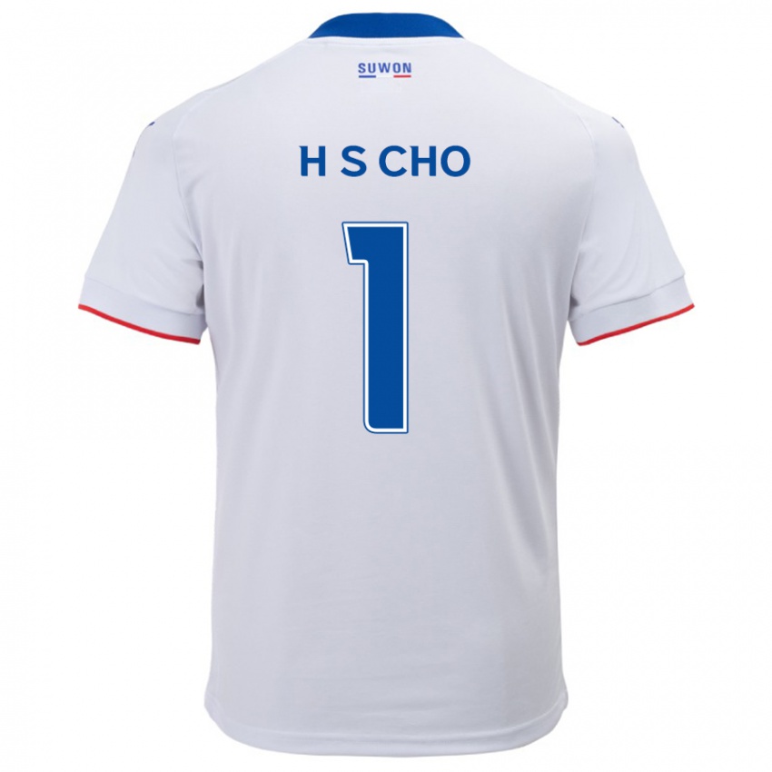 Kinder Sung-Hoon Cho #1 Weiß Blau Auswärtstrikot Trikot 2024/25 T-Shirt Belgien