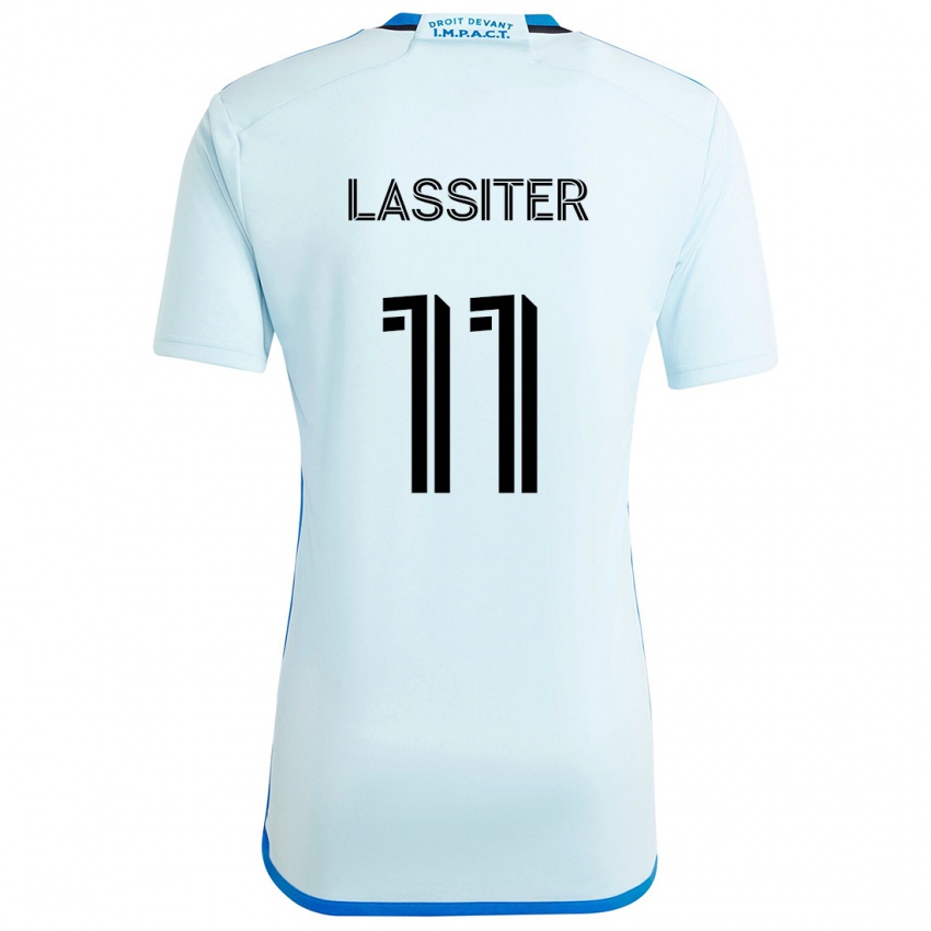 Kinderen Ariel Lassiter #11 Ijsblauw Uitshirt Uittenue 2024/25 T-Shirt België