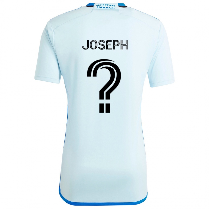 Kinder Sebastien Joseph #0 Eisblau Auswärtstrikot Trikot 2024/25 T-Shirt Belgien