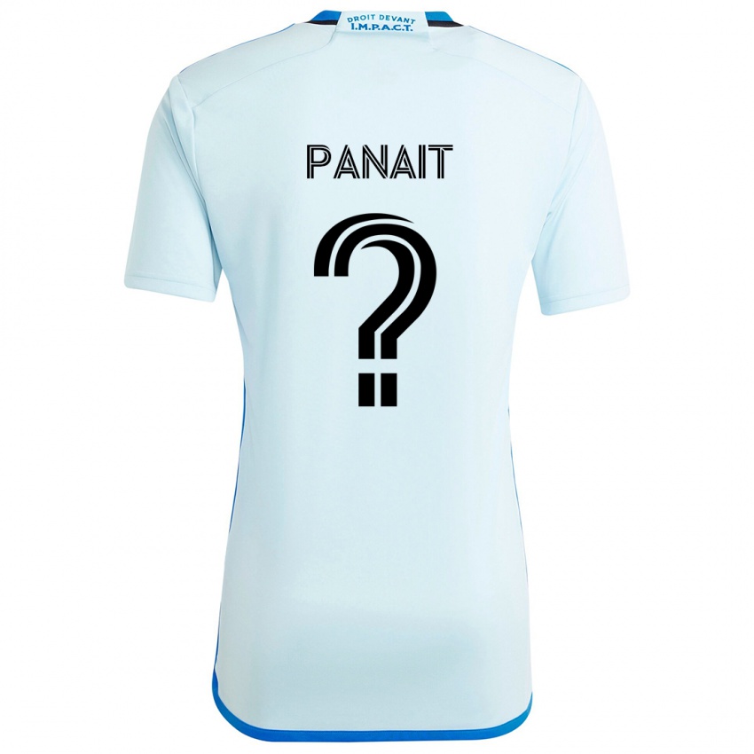 Kinder Daniel Panait #0 Eisblau Auswärtstrikot Trikot 2024/25 T-Shirt Belgien