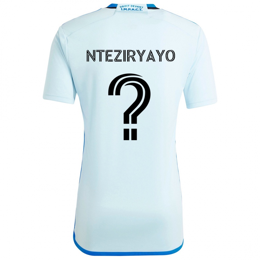 Kinderen Josh Nteziryayo #0 Ijsblauw Uitshirt Uittenue 2024/25 T-Shirt België