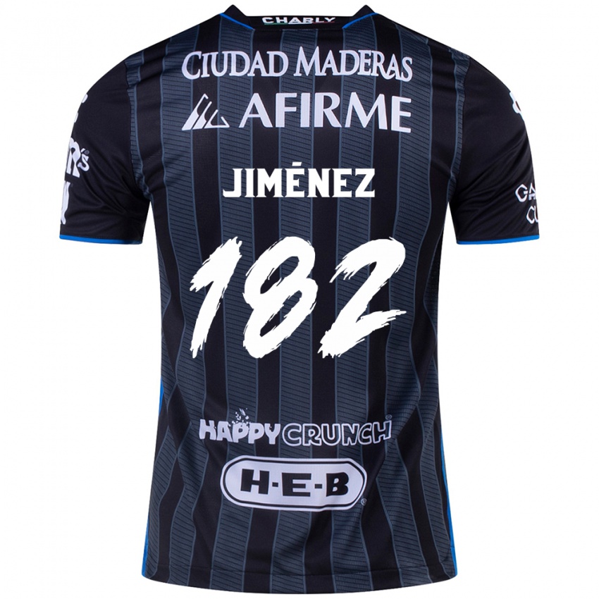 Kinder Carlos Jiménez #182 Weiß Schwarz Auswärtstrikot Trikot 2024/25 T-Shirt Belgien