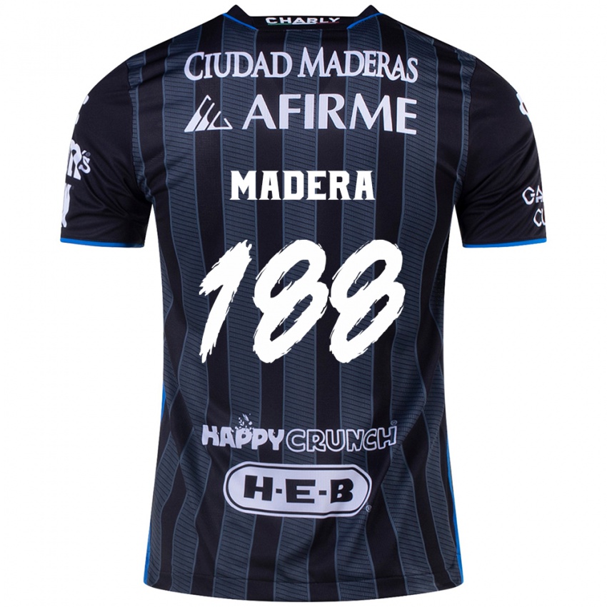 Kinder Héctor Madera #188 Weiß Schwarz Auswärtstrikot Trikot 2024/25 T-Shirt Belgien