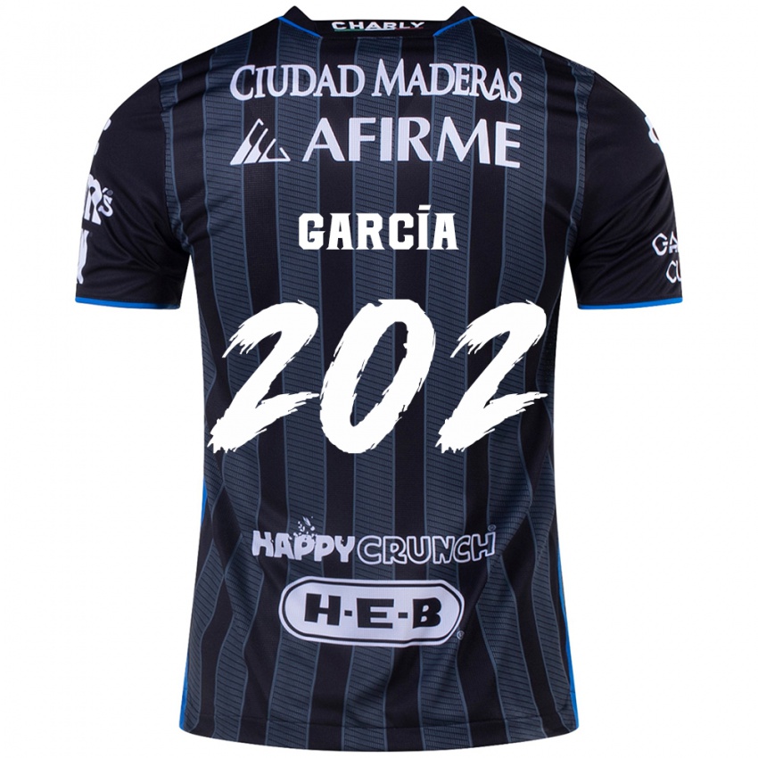 Kinder Diego García #202 Weiß Schwarz Auswärtstrikot Trikot 2024/25 T-Shirt Belgien