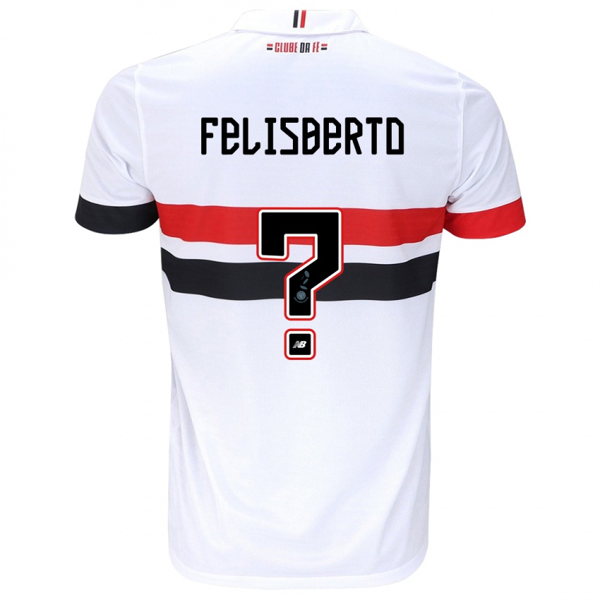 Heren Igor Felisberto #0 Wit Rood Zwart Thuisshirt Thuistenue 2024/25 T-Shirt België