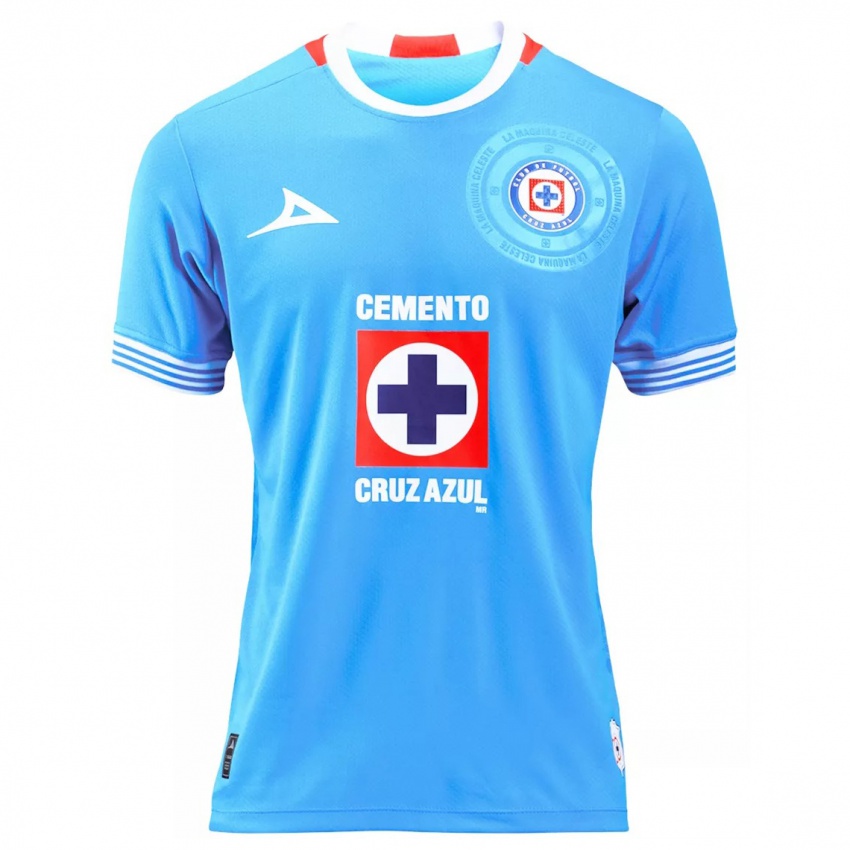 Homme Maillot Javier Suárez #196 Bleu Ciel Tenues Domicile 2024/25 T-Shirt Belgique